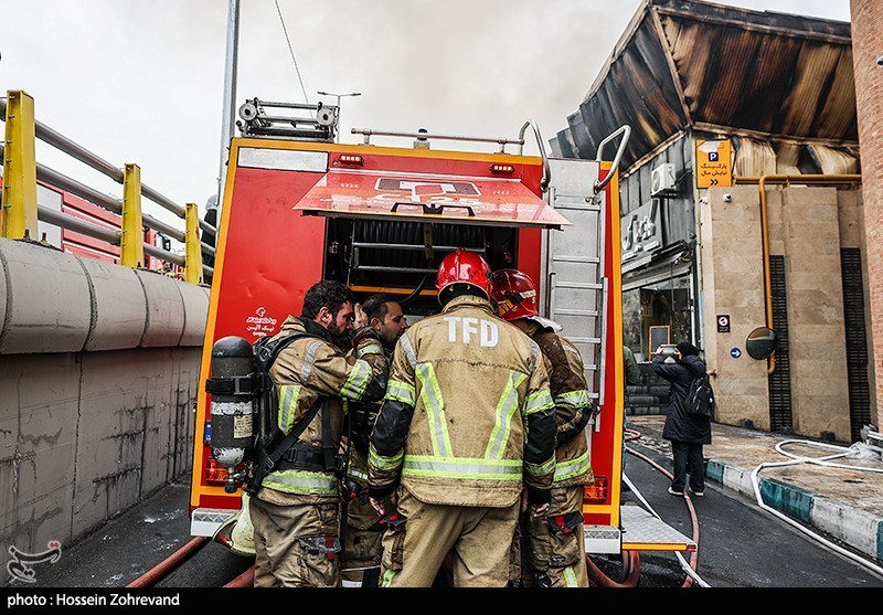 آتش‌سوزی  بازارچه محلی در جنت آباد