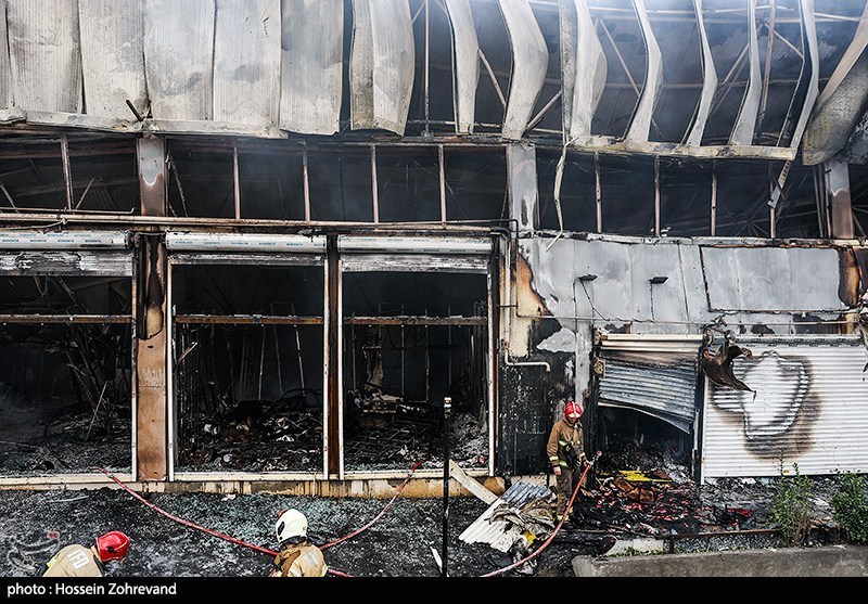 آتش‌سوزی  بازارچه محلی در جنت آباد
