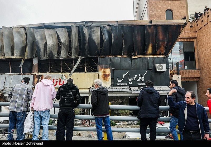 آتش‌سوزی  بازارچه محلی در جنت آباد