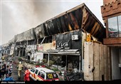 آتش‌سوزی  بازارچه محلی در جنت آباد
