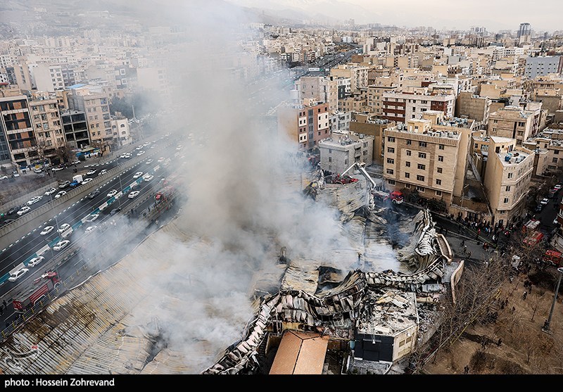 آتش‌سوزی  بازارچه محلی در جنت آباد