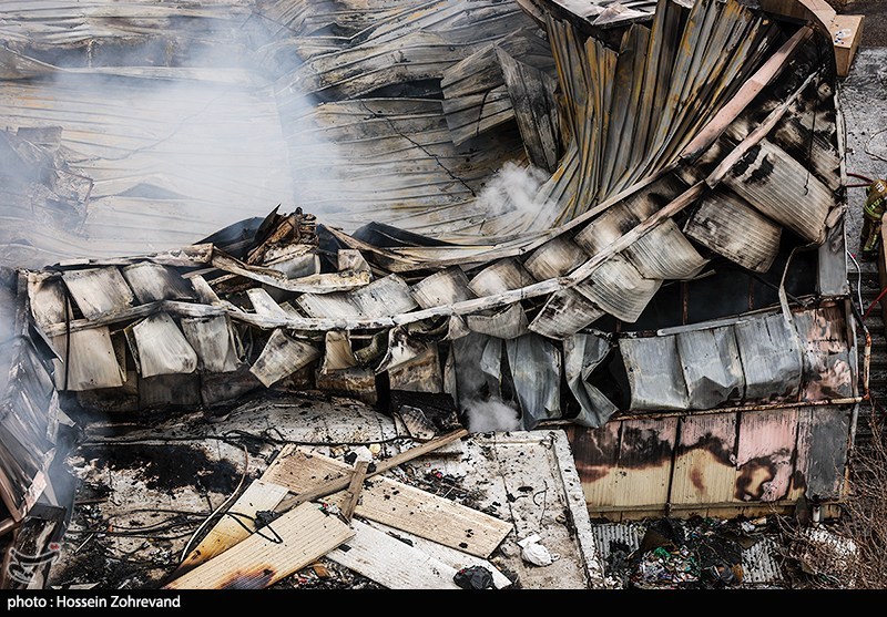 آتش‌سوزی  بازارچه محلی در جنت آباد