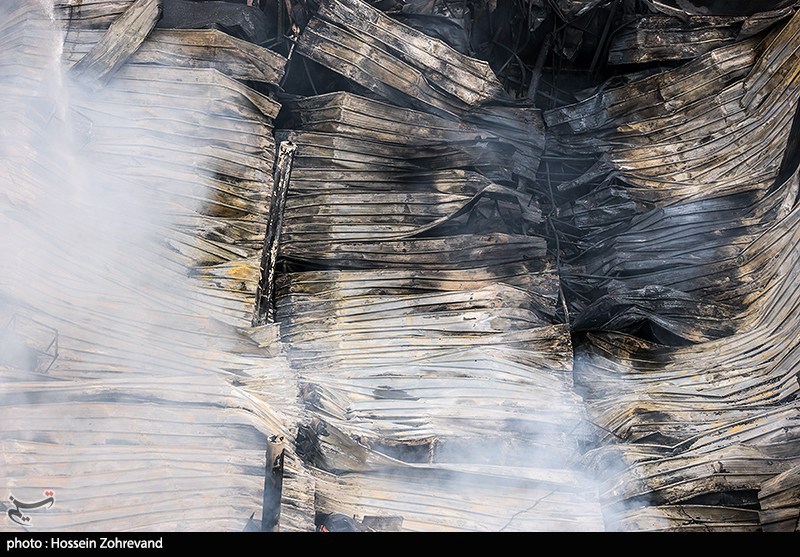 آتش‌سوزی  بازارچه محلی در جنت آباد