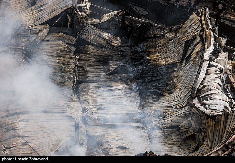 آتش‌سوزی  بازارچه محلی در جنت آباد