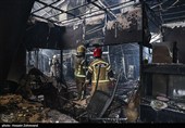 آتش‌سوزی  بازارچه محلی در جنت آباد