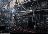 آتش‌سوزی  بازارچه محلی در جنت آباد
