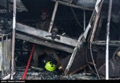 آتش‌سوزی  بازارچه محلی در جنت آباد