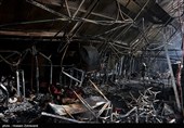 آتش‌سوزی  بازارچه محلی در جنت آباد
