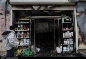 آتش‌سوزی  بازارچه محلی در جنت آباد