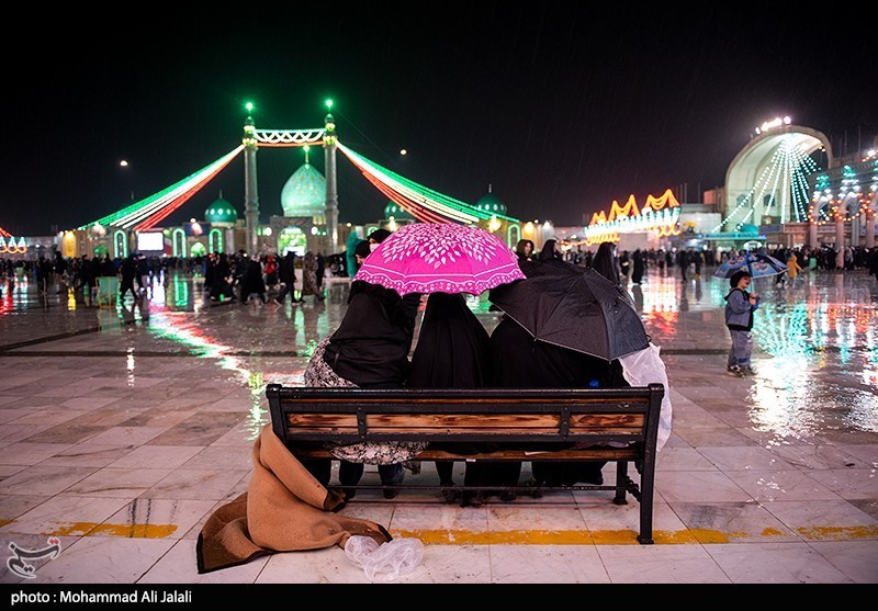 قدم‌های بارانی تا جمکران