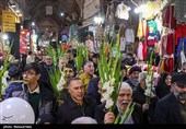 مراسم نیمه شعبان در بازار تبریز