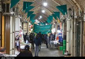 مراسم نیمه شعبان در بازار تبریز