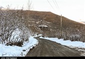 بارش برف در منطقه اشکورات گیلان