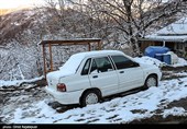 بارش برف در منطقه اشکورات گیلان