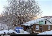 بارش برف در منطقه اشکورات گیلان
