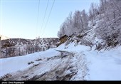 بارش برف در منطقه اشکورات گیلان