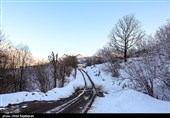 بارش برف در منطقه اشکورات گیلان