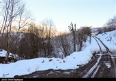 بارش برف در منطقه اشکورات گیلان