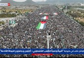صنعاء.. طوفان غضب فی ملیونیة: "تلبیةً ونصرةً للشعب الفلسطینی.. ثابتون وجاهزون للجولة القادمة"