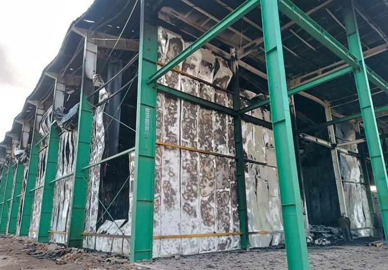 اخبار استان اردبیل , آتش‌سوزی , کارخانه , 