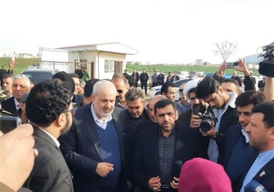 آغاز عملیات اجرایی شبکه آبیاری و زهکشی سد نرماب با حضور وزیر نیرو