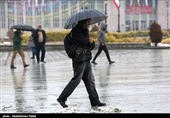 بارش برف در همدان