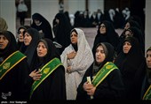 اجتماع بانوان مدافع ولایت در حرم مطهر حضرت شاهچراغ (ع)