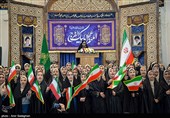 اجتماع بانوان مدافع ولایت در حرم مطهر حضرت شاهچراغ (ع)