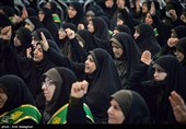 اجتماع بانوان مدافع ولایت در حرم مطهر حضرت شاهچراغ (ع)