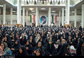 اجتماع بانوان مدافع ولایت در حرم مطهر حضرت شاهچراغ (ع)