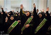 اجتماع بانوان مدافع ولایت در حرم مطهر حضرت شاهچراغ (ع)