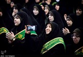 اجتماع بانوان مدافع ولایت در حرم مطهر حضرت شاهچراغ (ع)