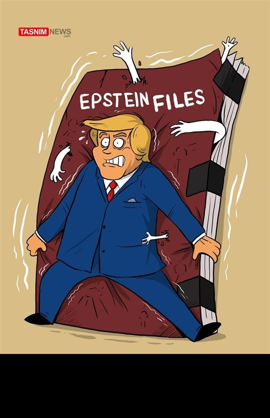 Карикатура/ Публикация миллионов документов и новые скандалы; Трамп в центре дела Эпштейна