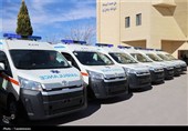 6 دستگاه آمبولانس به ناوگان اورژانس سمنان اضافه شد