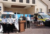 رونمایی از 25 دستگاه آمبولانس و موتورلانس در خراسان رضوی