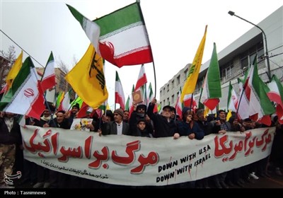 حضور پرشور مردم زنجان در راهپیمایی 22 بهمن