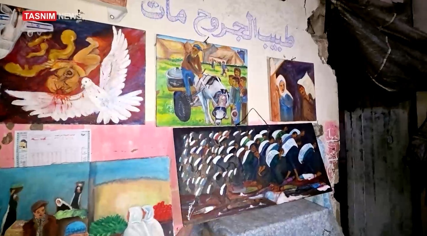 نوار غزه , فلسطین , رژیم صهیونیستی (اسرائیل) , نقاشی , 