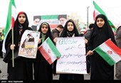 راهپیمایی 22 بهمن در مشهد