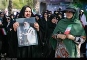 راهپیمایی 22 بهمن در کیش