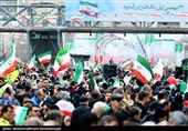 مسیرات مليونية في ذکرى انتصار الثورة الإسلامیة بالعاصمة طهران