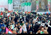 مسیرات مليونية في ذکرى انتصار الثورة الإسلامیة بالعاصمة طهران