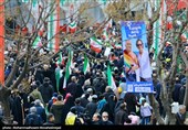 مسیرات مليونية في ذکرى انتصار الثورة الإسلامیة بالعاصمة طهران