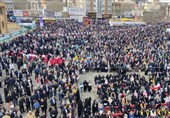 خروش مردم اسلامشهر در راهپیمایی یوم الله 22بهمن +فیلم