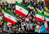 سخنرانی رئیس جمهور در راهپیمایی 22 بهمن در تهران