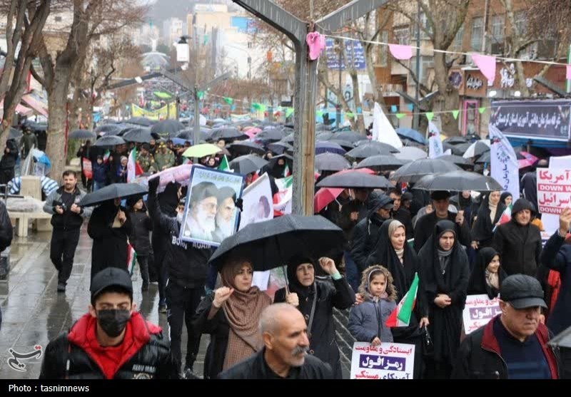 اخبار سنندج , اخبار استان کردستان , راهپیمایی 22 بهمن , 