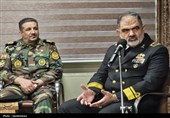 دیدار فرمانده نیروی دریایی ارتش با نماینده ولی‌فقیه در کردستان