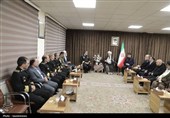 دیدار فرمانده نیروی دریایی ارتش با نماینده ولی‌فقیه در کردستان