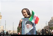 قیلم باشکوه مشهدی‌ها در راهپیمایی 22بهمن