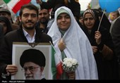 قیلم باشکوه مشهدی‌ها در راهپیمایی 22بهمن