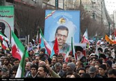 قیلم باشکوه مشهدی‌ها در راهپیمایی 22بهمن